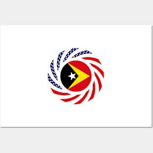 Timorese American Multinational Patriot Flag Series Posters and Art